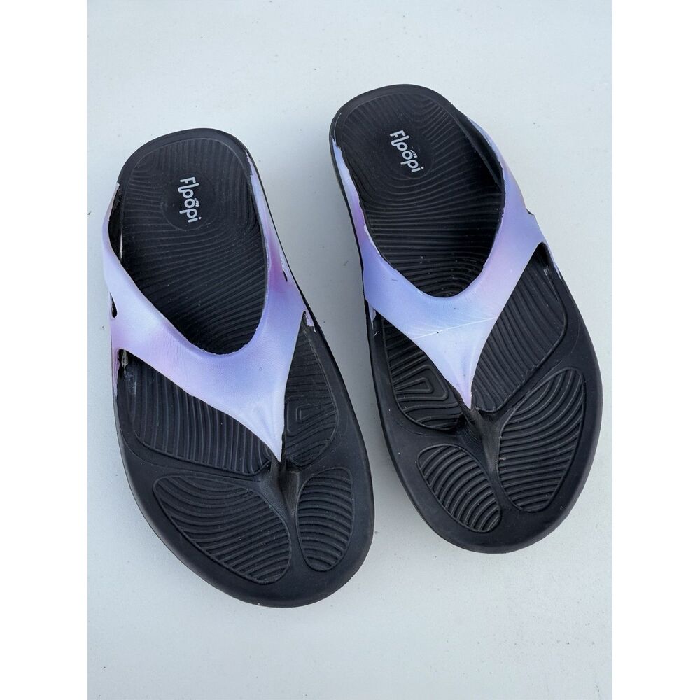 Floopi Blair  Comfort Thong Sandal Purple Women’s Size 7 Recovery